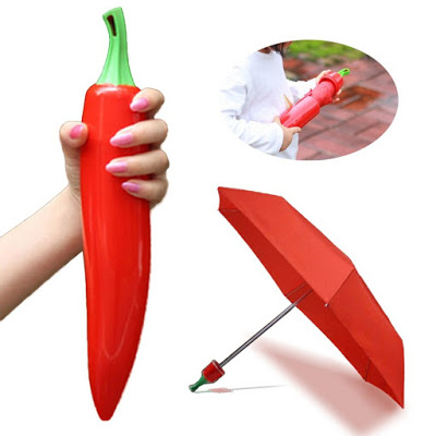 Độc đáo với ô dù cầm tay hình củ quả