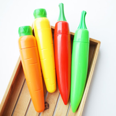 Độc đáo với ô dù cầm tay hình củ quả