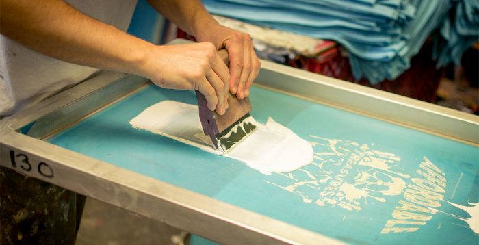 Kỹ thuật in lưới của xưởng sản xuất ô dù