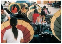 xưởng lắp ráp gia công ô dù